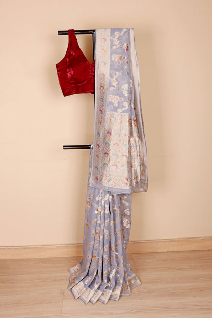 Lavanya Banarasi Pushpalata Saree - 940