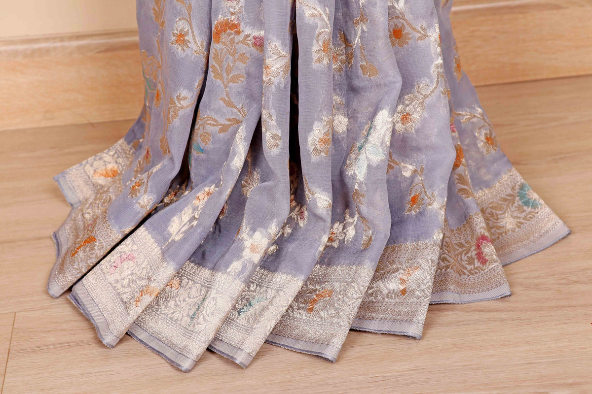 Lavanya Banarasi Pushpalata Saree - 940