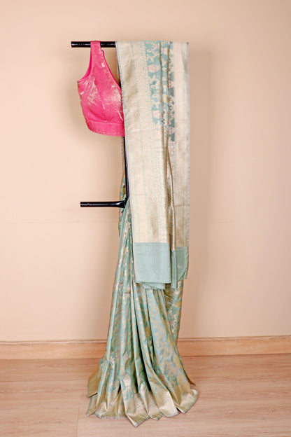 Harit Banaras Silk Saree - 947