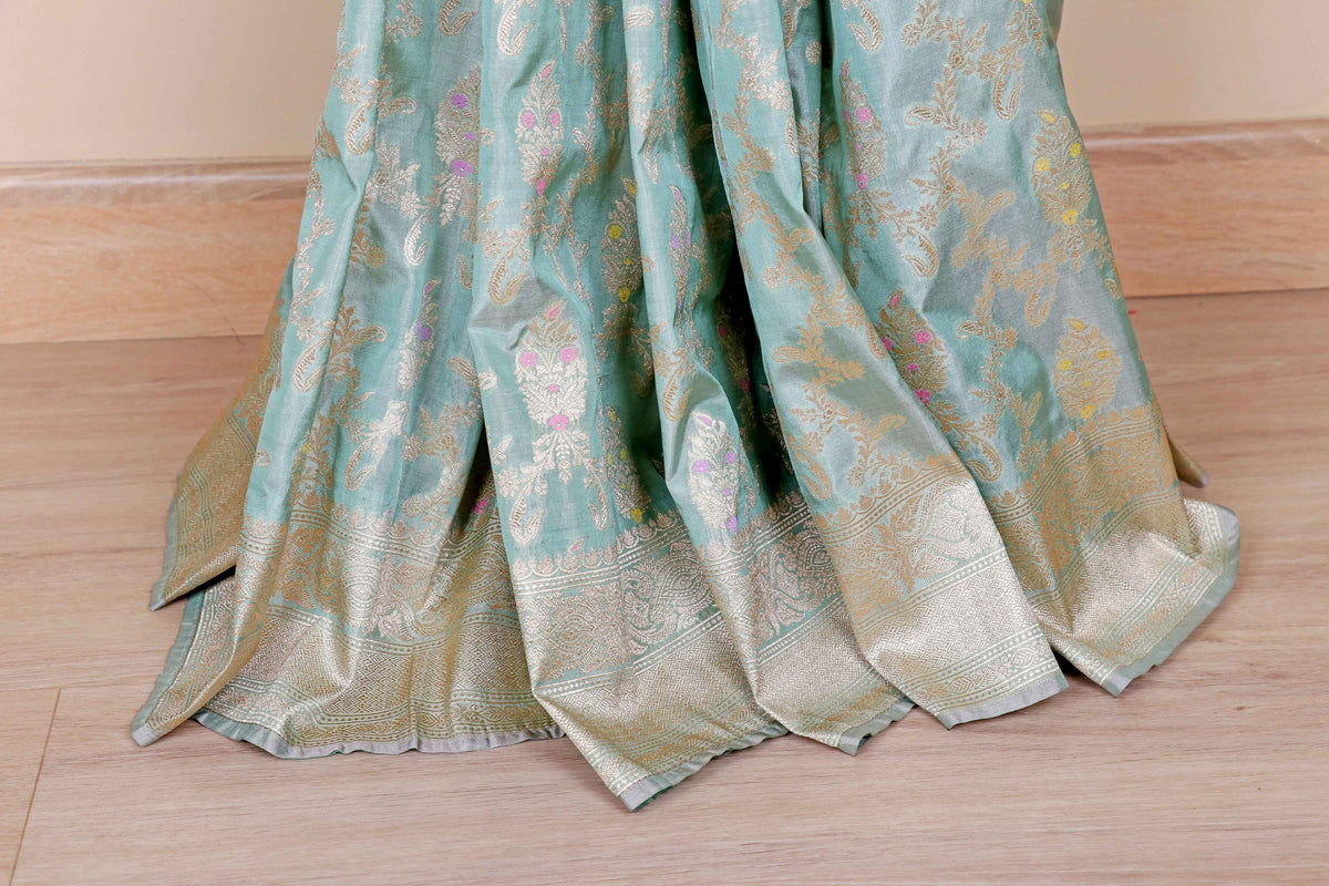 Harit Banaras Silk Saree - 947