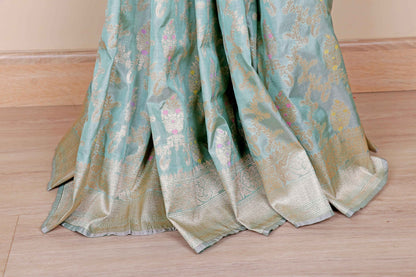 Harit Banaras Silk Saree - 947