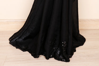 Shyam Fendi Silk Beaded Saree - 952