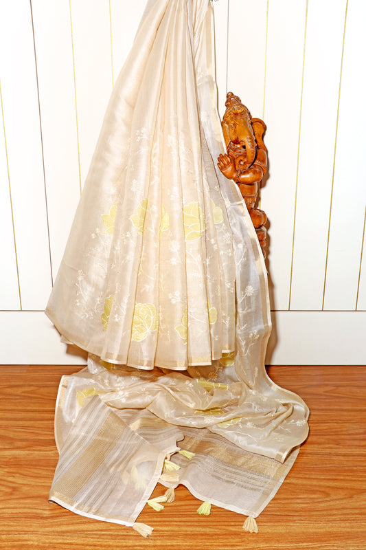 Chandni Gulab Saree 564