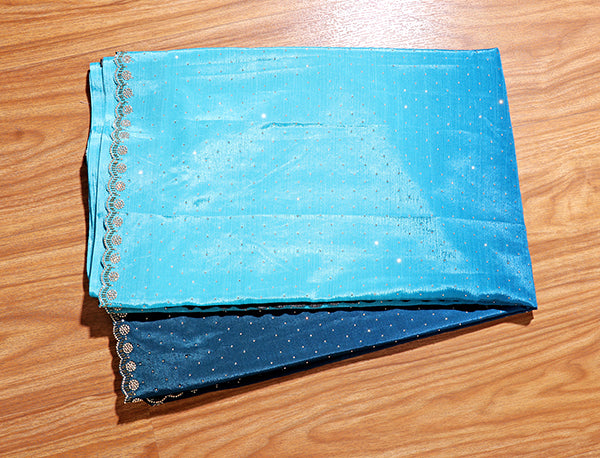 Ombre Sky Silk Saree (NEW-207-R-207)