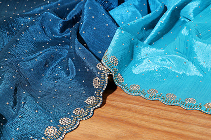 Ombre Sky Silk Saree (NEW-207-R-207)