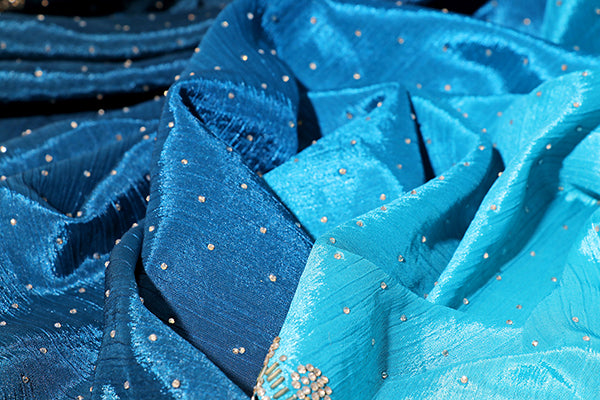 Ombre Sky Silk Saree (NEW-207-R-207)