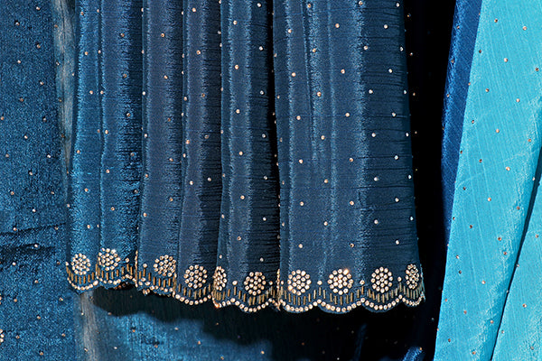 Ombre Sky Silk Saree (NEW-207-R-207)