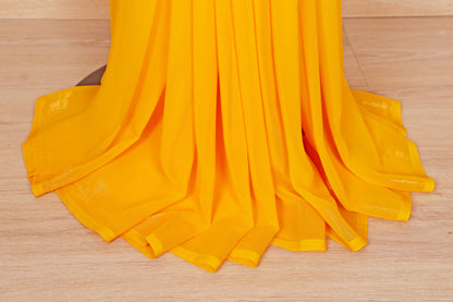 Sunshine Ombre Pure Chiffon Saree - 973