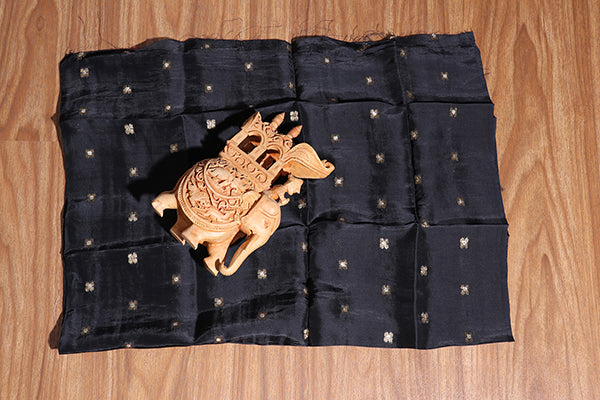 Monochrome Epic Kalamkari Saree (New 221-R-221)