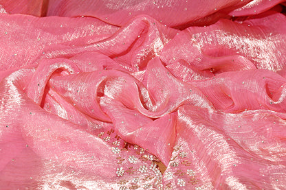 Rose Quartz Shimmer Saree (New 229-R228)
