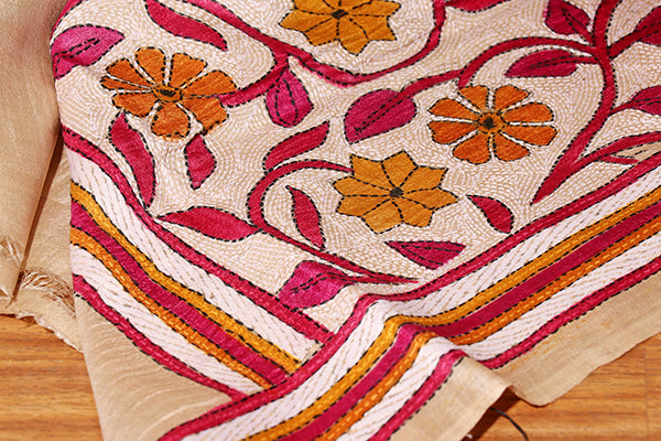 Shonaar Katha Tussar Silk Saree (New 232-R-231)