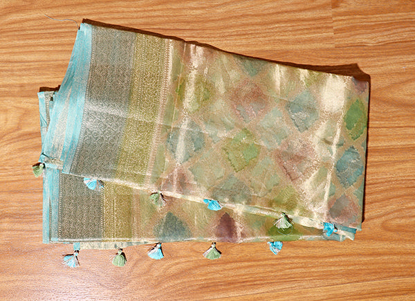 Neelvana Banarasi Tissue Saree (New 234-R-233)