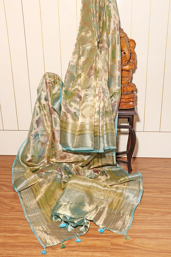 Neelvana Banarasi Tissue Saree (New 234-R-233)