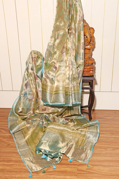 Neelvana Banarasi Tissue Saree (New 234-R-233)