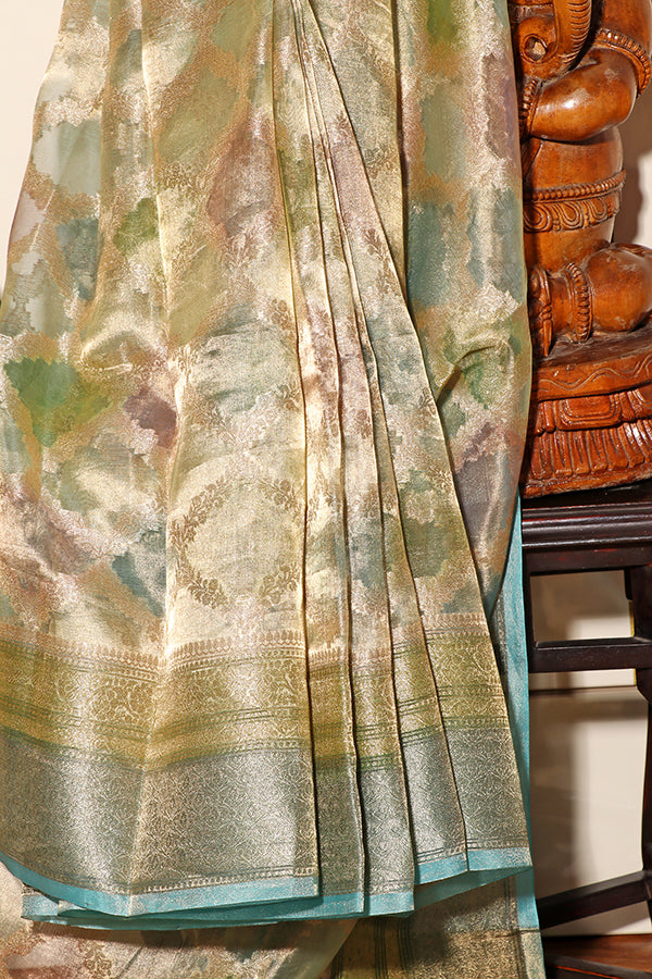 Neelvana Banarasi Tissue Saree (New 234-R-233)