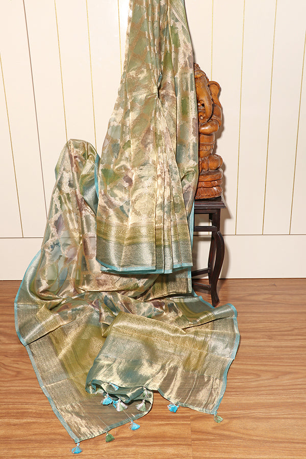 Neelvana Banarasi Tissue Saree (New 234-R-233)