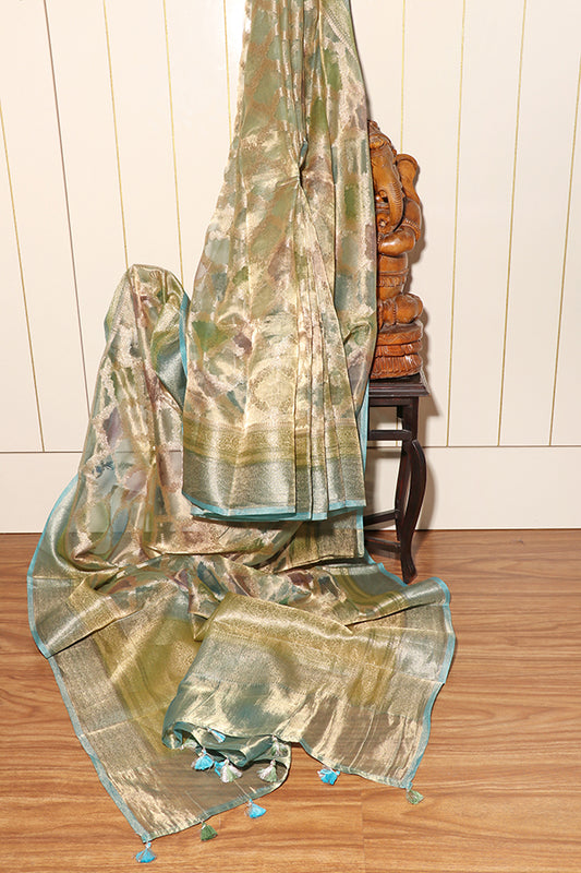 Neelvana Banarasi Tissue Saree (New 234-R-233)