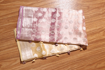 Gulnoor Banarasi Tissue Organza Saree (New 236-R-235)