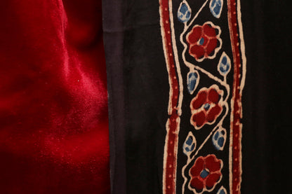 Shyamal Ajrakh Saree - 784