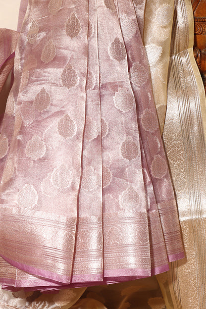 Gulnoor Banarasi Tissue Organza Saree (New 236-R-235)