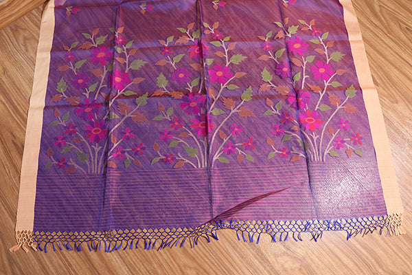 Neelgulab Pure Jamdani Saree (New 240-R-239)