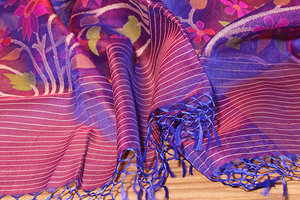 Neelgulab Pure Jamdani Saree (New 240-R-239)