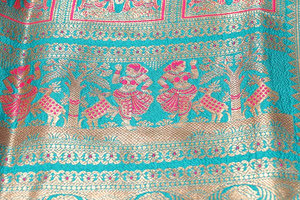 Rani Rupkatha Baluchari Saree (New 243-R-242)
