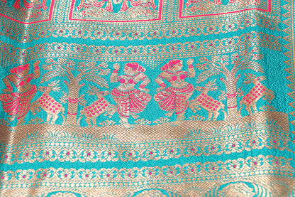 Rani Rupkatha Baluchari Saree (New 243-R-242)