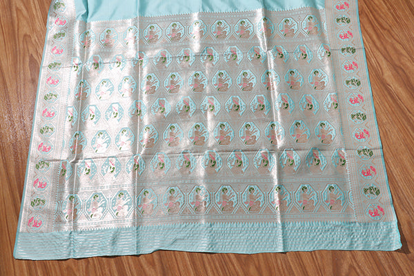Nilpadma Baluchari Saree (New 244-R-243)