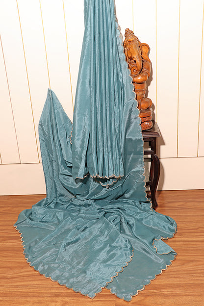 Neelmani Satin Scallop Saree (New 254-R-253)