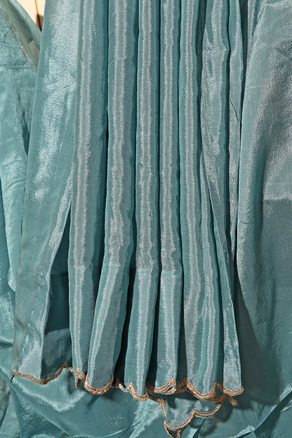 Neelmani Satin Scallop Saree (New 254-R-253)