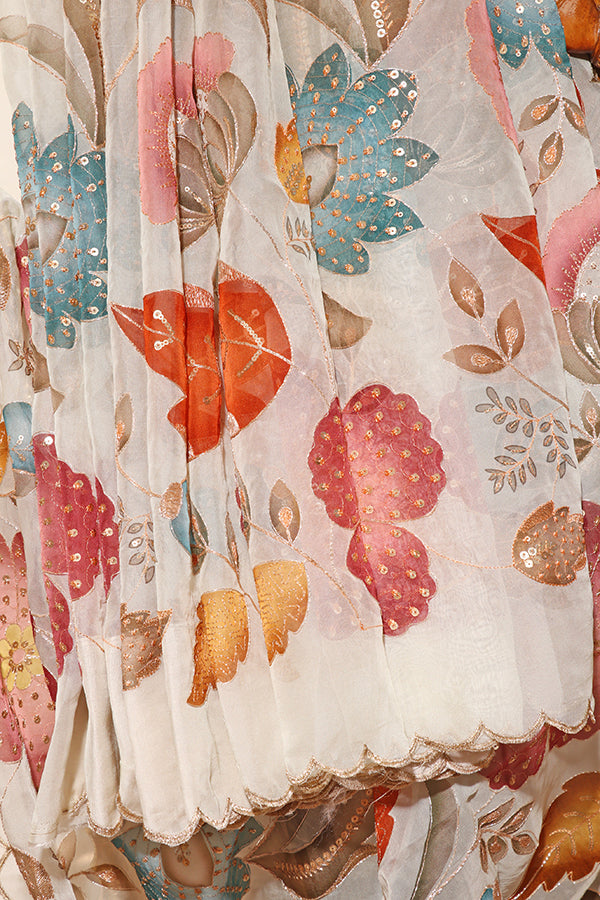 Phoolwari Organza Dream (New 257-R-256)