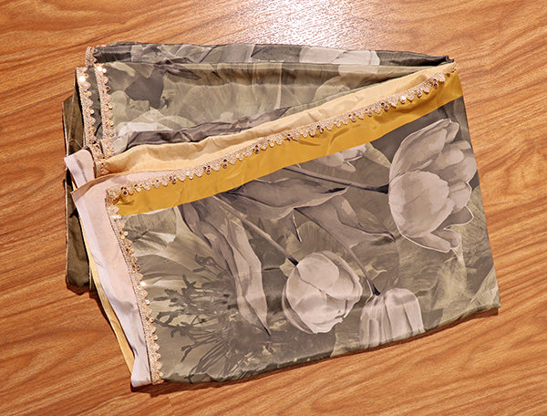 Mystic Forest Satin Silk Saree (New 288-R-283)