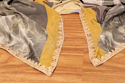 Mystic Forest Satin Silk Saree (New 288-R-283)