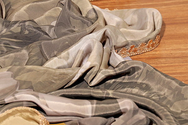 Mystic Forest Satin Silk Saree (New 288-R-283)