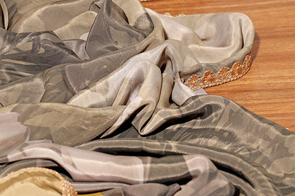 Mystic Forest Satin Silk Saree (New 288-R-283)