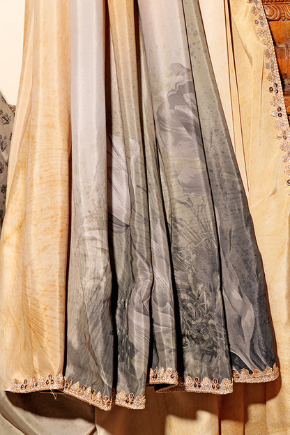 Mystic Forest Satin Silk Saree (New 288-R-283)