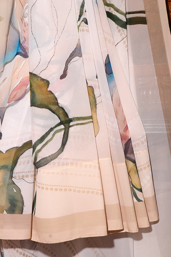 Whispering Blooms  Saree (New 289-R-284)