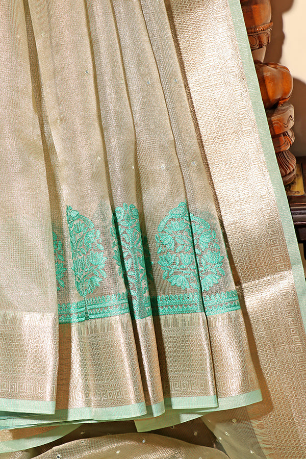 Mint Whisper Tissue Silk (New 310-R-305)