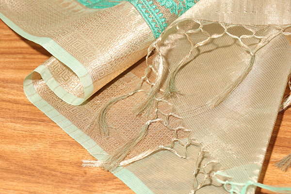 Mint Whisper Tissue Silk (New 310-R-305)