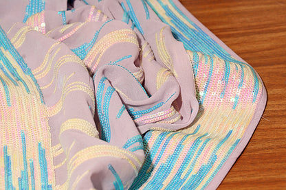 Lavender Mirage Ombré Saree (New 313-R-308)