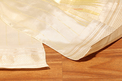 Ivory Blossom – Pure Yeola Paithani (New 315-R-310)