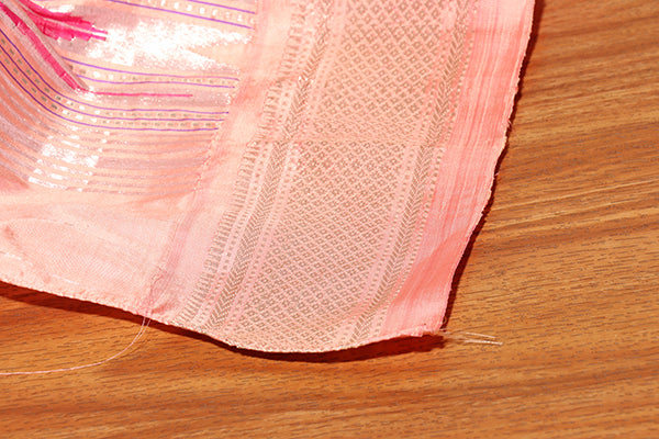 Blush Bloom – Authentic Yeola Paithani in Pastel Pink (New 317-R-312) (Need to find blouse piece)