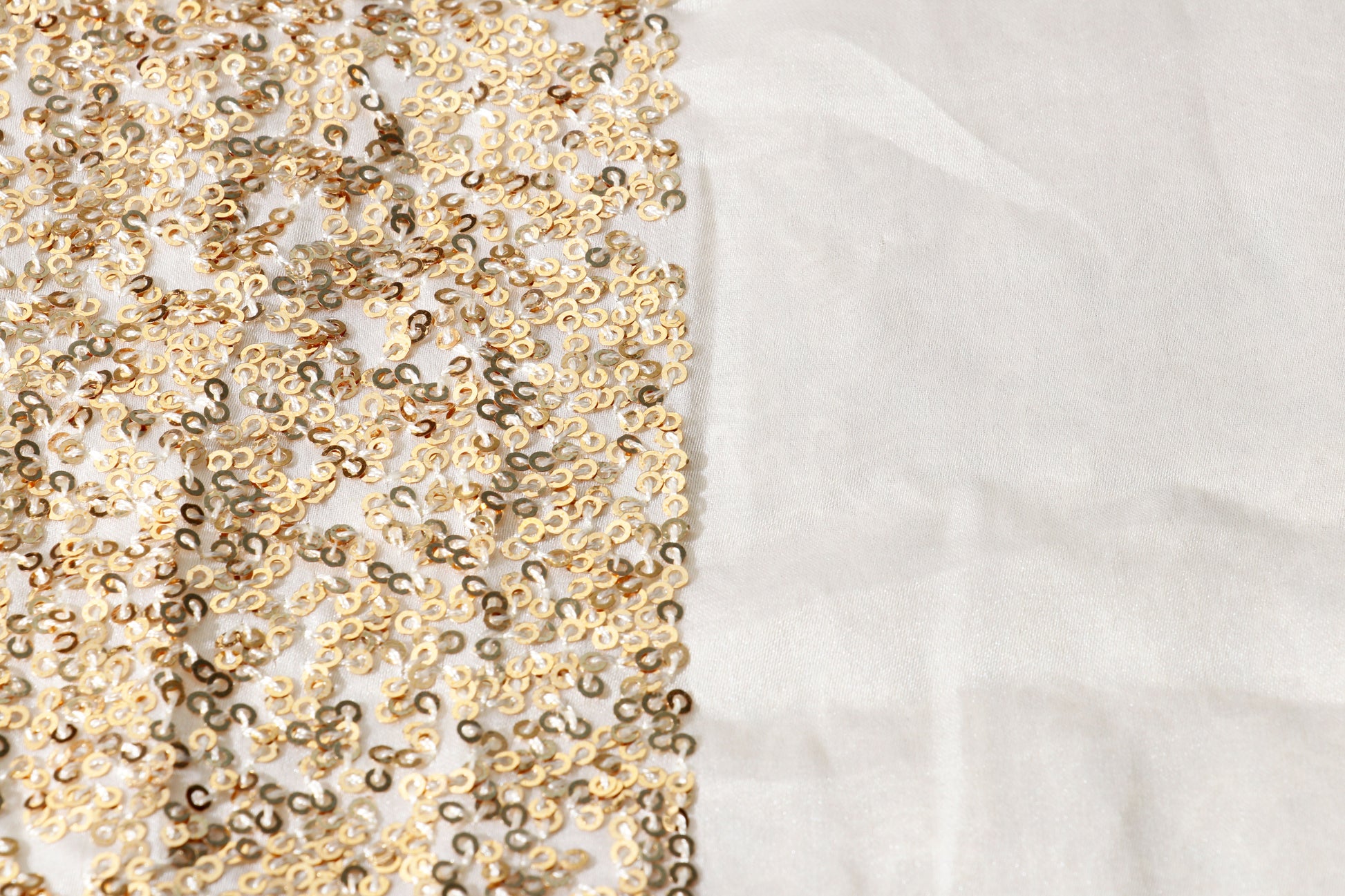 Suvarna Dhara – Ivory Silk Saree with Gold Sequin Border - 603