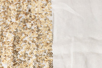 Suvarna Dhara – Ivory Silk Saree with Gold Sequin Border - 603