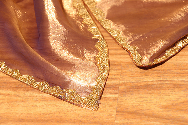 Golden Aura – Metallic Shimmer Saree (New 326-R-320)