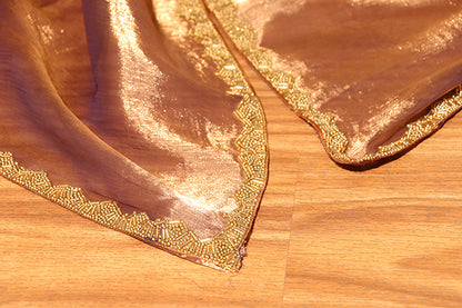 Golden Aura – Metallic Shimmer Saree (New 326-R-320)