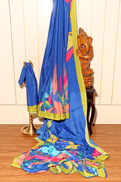 Azure Bloom – Satin Elegance (New 337-R-331)