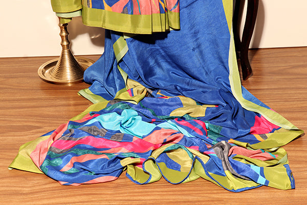 Azure Bloom – Satin Elegance (New 337-R-331)