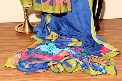 Azure Bloom – Satin Elegance (New 337-R-331)